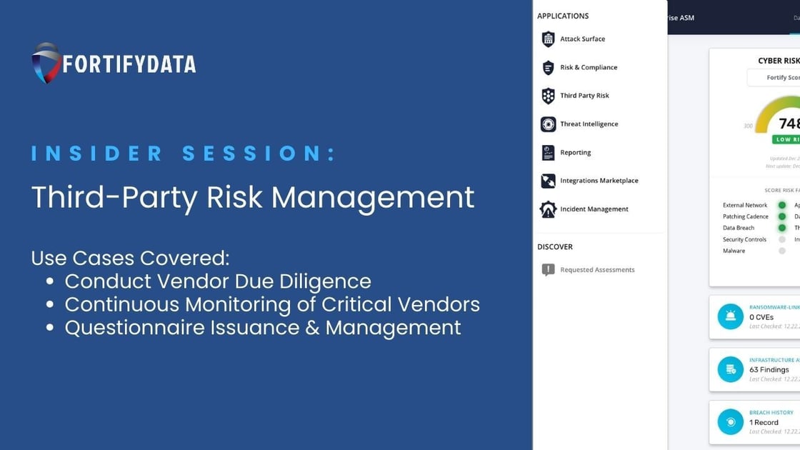 Insider Session TPRM Jan 2026 YouTube Thumbnail